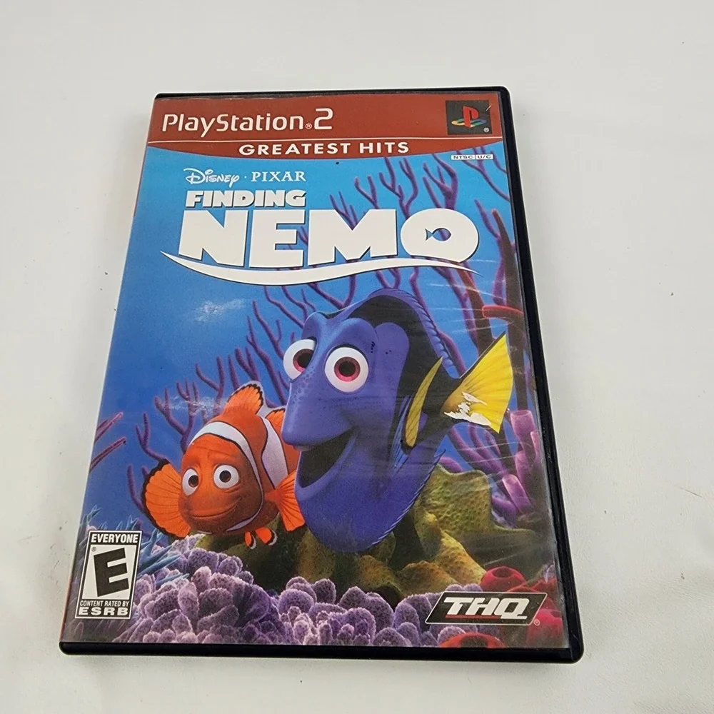 Finding Nemo PlayStation 2 PS2 Disney‎ Pixar Playstation, Kids Game Tested